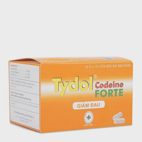 Tydol codeine Forte (10Vi x 10Vien)