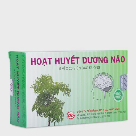 Hoat huyet duong nao - Phuc Vinh ( bao duong) (5Vi x20vien)