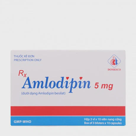 Amlodipin 5mg ( 3Vi x 10Vien) - Domesco