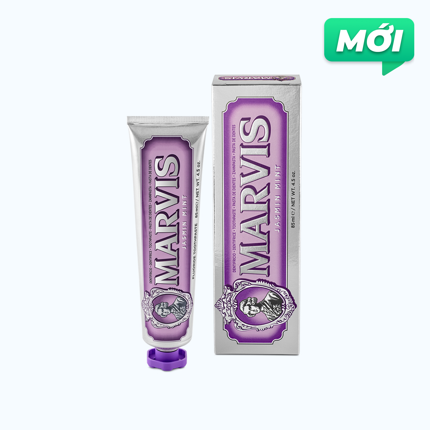 Marvis Kem Danh Rang Jasmin Mint 85 ml/Tuyp