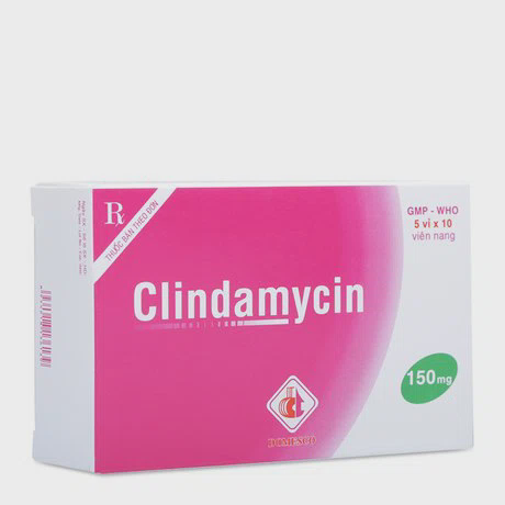 Clindamycin 150mg (Hộp 5 vỉ x 10 viên)