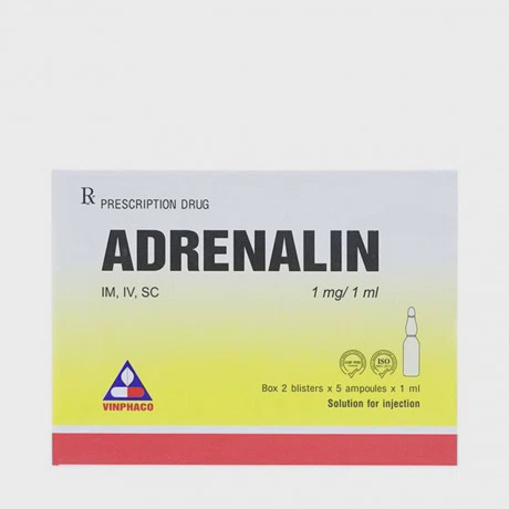 Adrenalin 1mg/1ml(Hop 10ong) Inj
