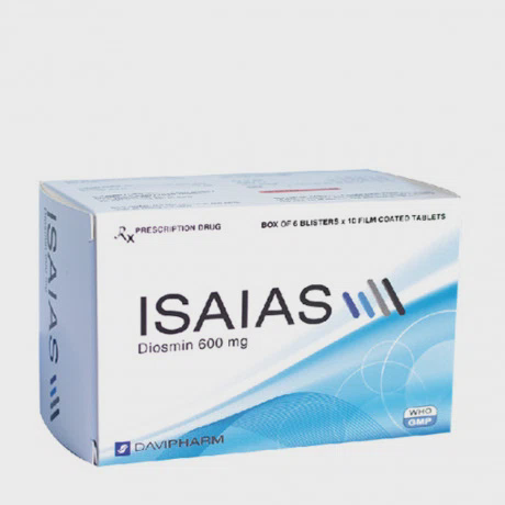 Isaias 600mg (6vi x 10vien)