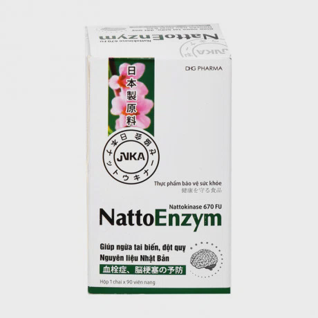 DHG PHARMA NattoEnzym Ho Tro Tan Mau Dong (Hop 90 Vien)