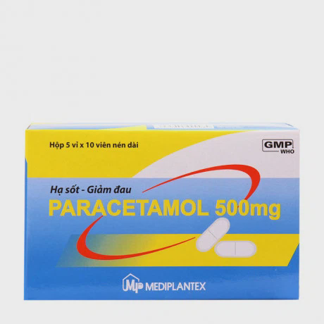 Paracetamol 500mg Mediplantex(5vix10vien)