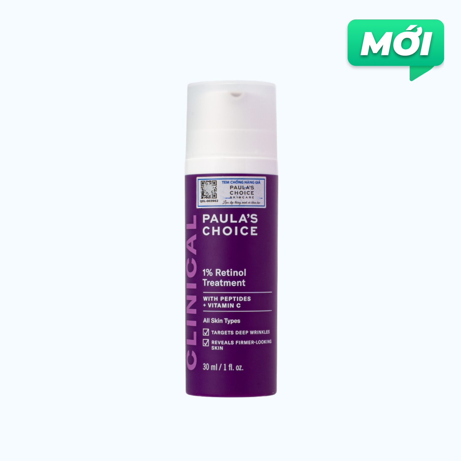Paula's Choice Tinh Chat Lam Mo Nam & Nep Nhan Clinical 1% Retinol Treatment 30ml/Chai
