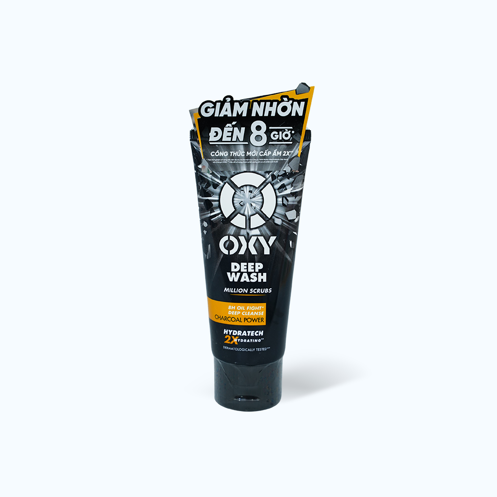 Oxy Sua Rua Mat Tac Dong Sau Deep Wash 100g