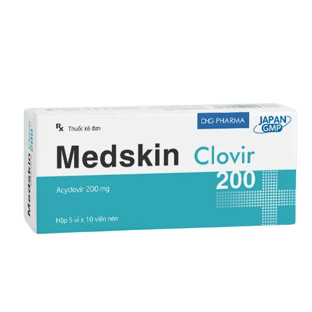 Medskin Acyclovir 200mg (5vi x 10vien)