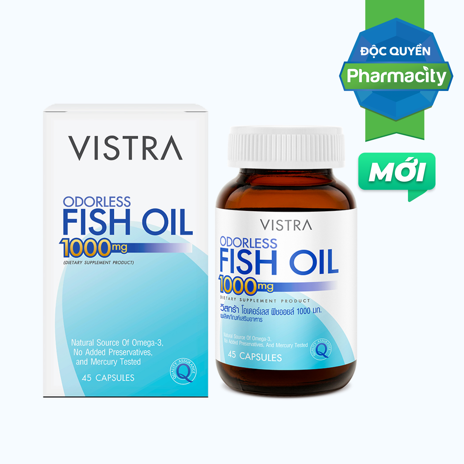 Vistra Omega 3 1000mg (Hop 45 Vien)