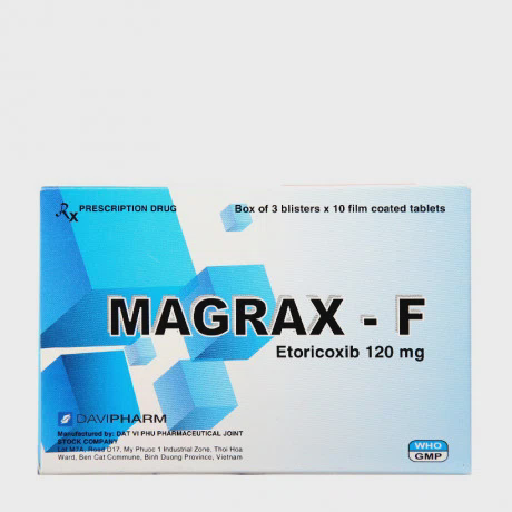 Magrax - F 120mg (3 Vi x 10 Vien)