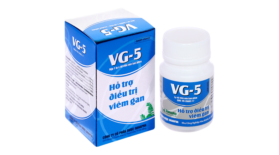 Thuốc VG-5 Danapha (40 viên)