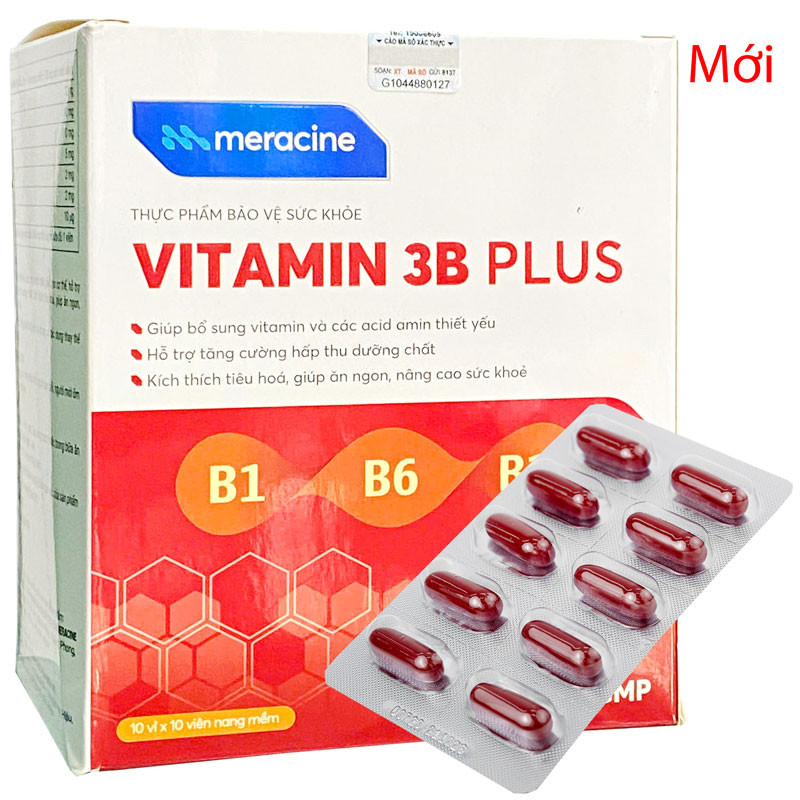 Vitamin 3B Bo Sung Vitamin B (10Vi X 10Vien)