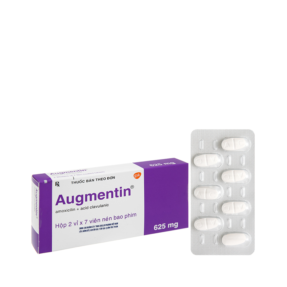 Augmentin BD Tab 625mg (2vi x 7vien)