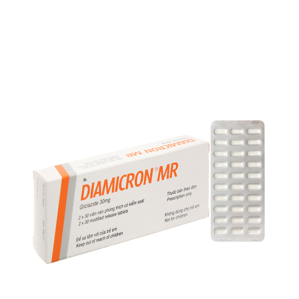 Diamicron MR Tab 30mg (2 Vi x 30 Vien)