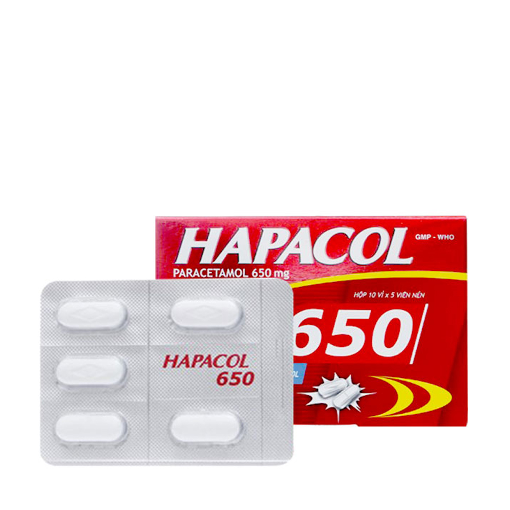 Hapacol 650mg (10vi x 5vien)