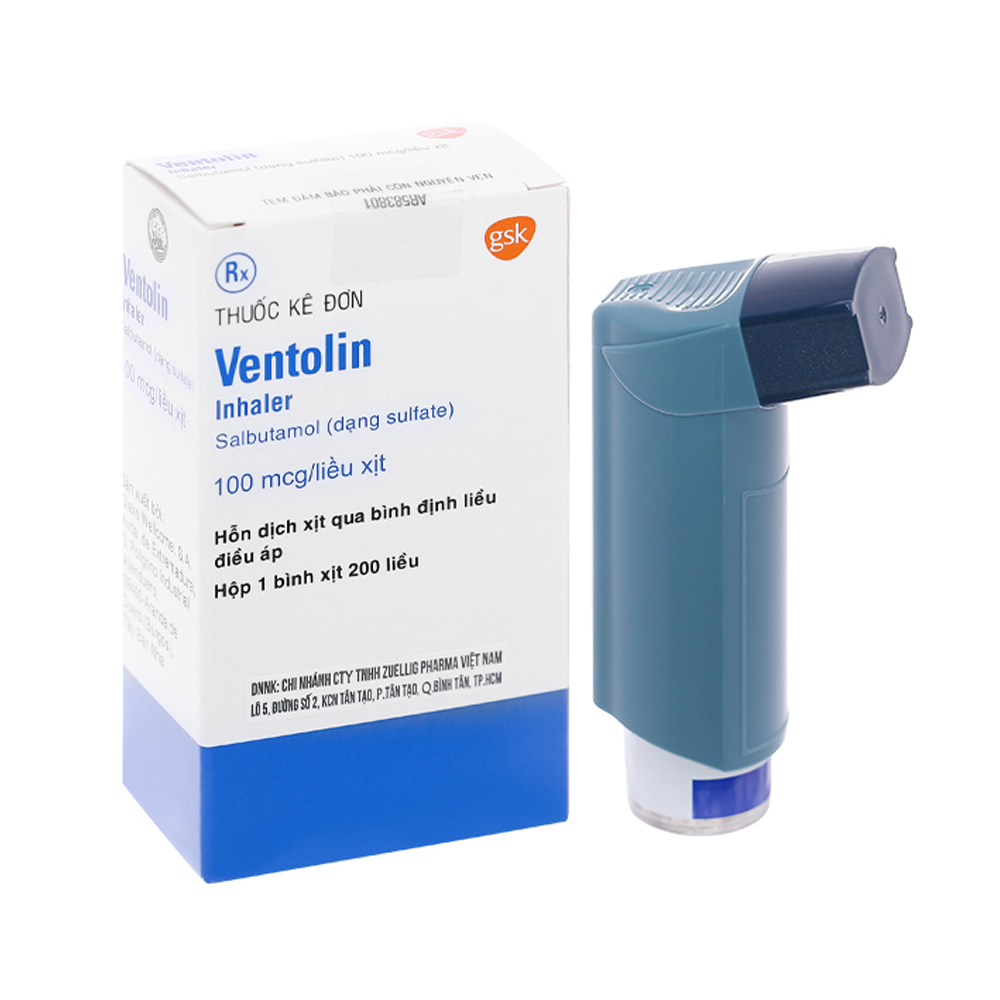 Ventolin Inh 100mcg (Binh 200 dose)