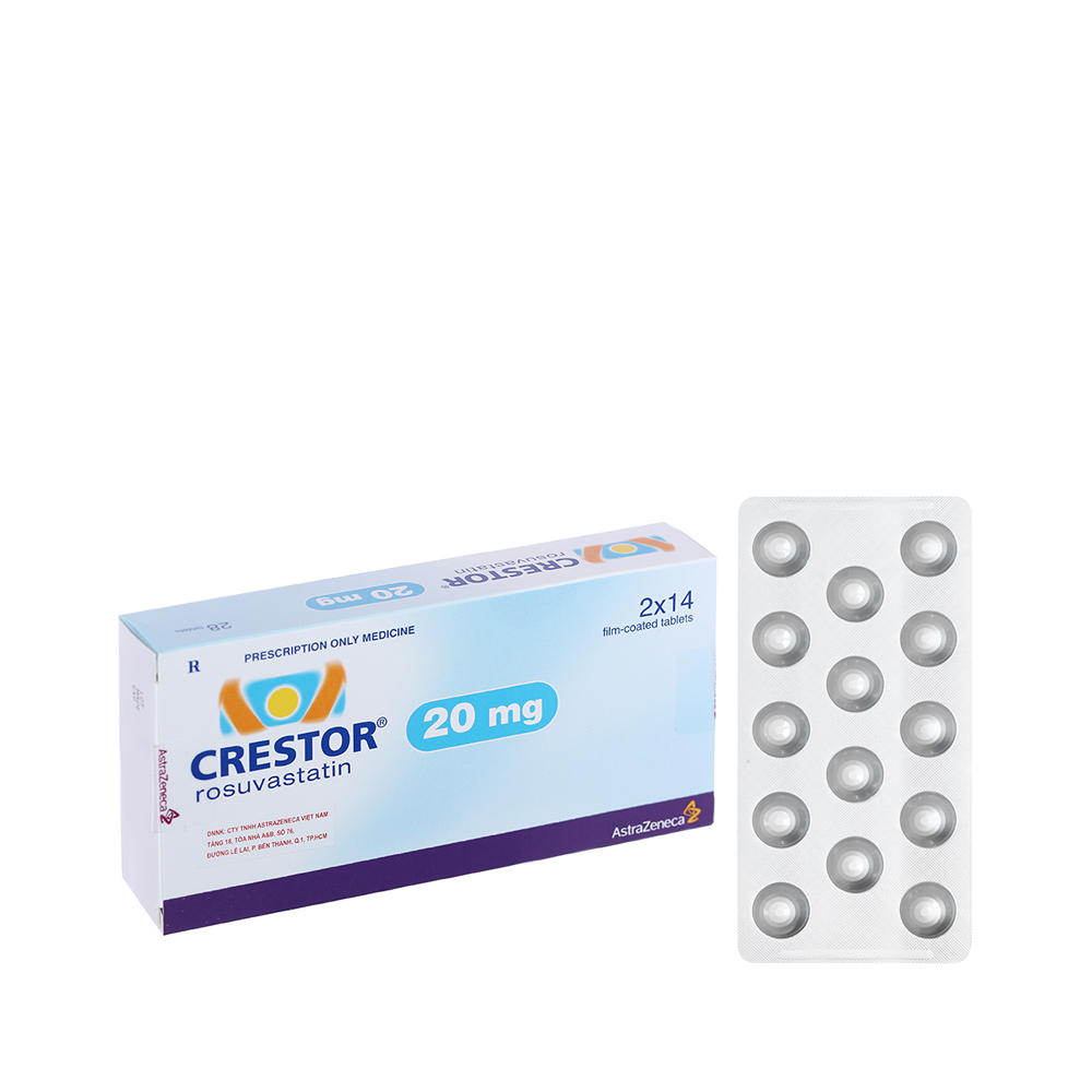 Crestor Tab 20mg (2 Vi x 14 Vien)