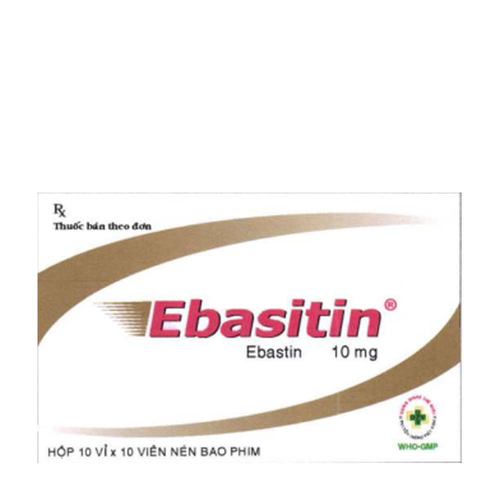 Ebasitin OPV 10mg (Hộp 10 vỉ x 10 viên)