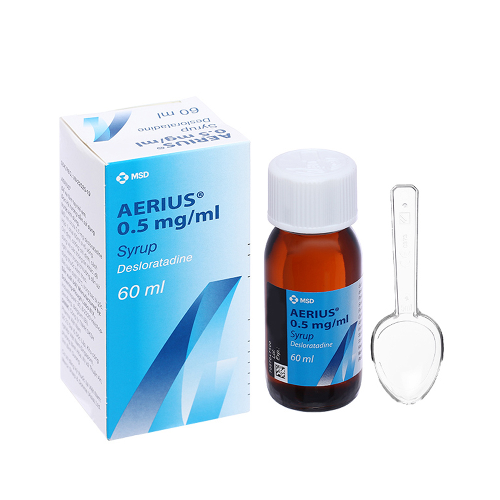 Aerius Syr 0.5mg chai 60ml