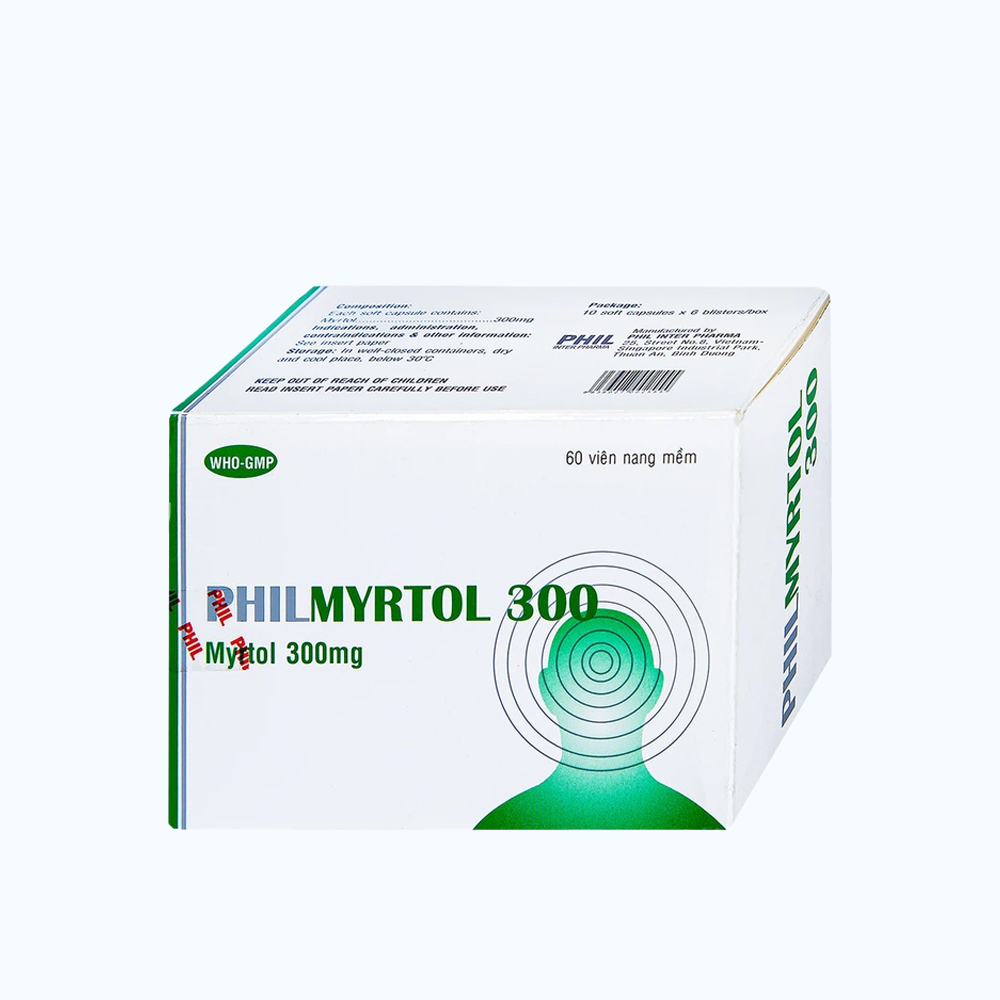 Philmyrtol 300mg (6Vi x 10Vien)