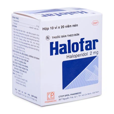Halofar 2mg (10Vỉ x 20 Viên)