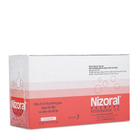 Nizoral Shampoo 6Ml B/50 Sac (H/ 50Goi).