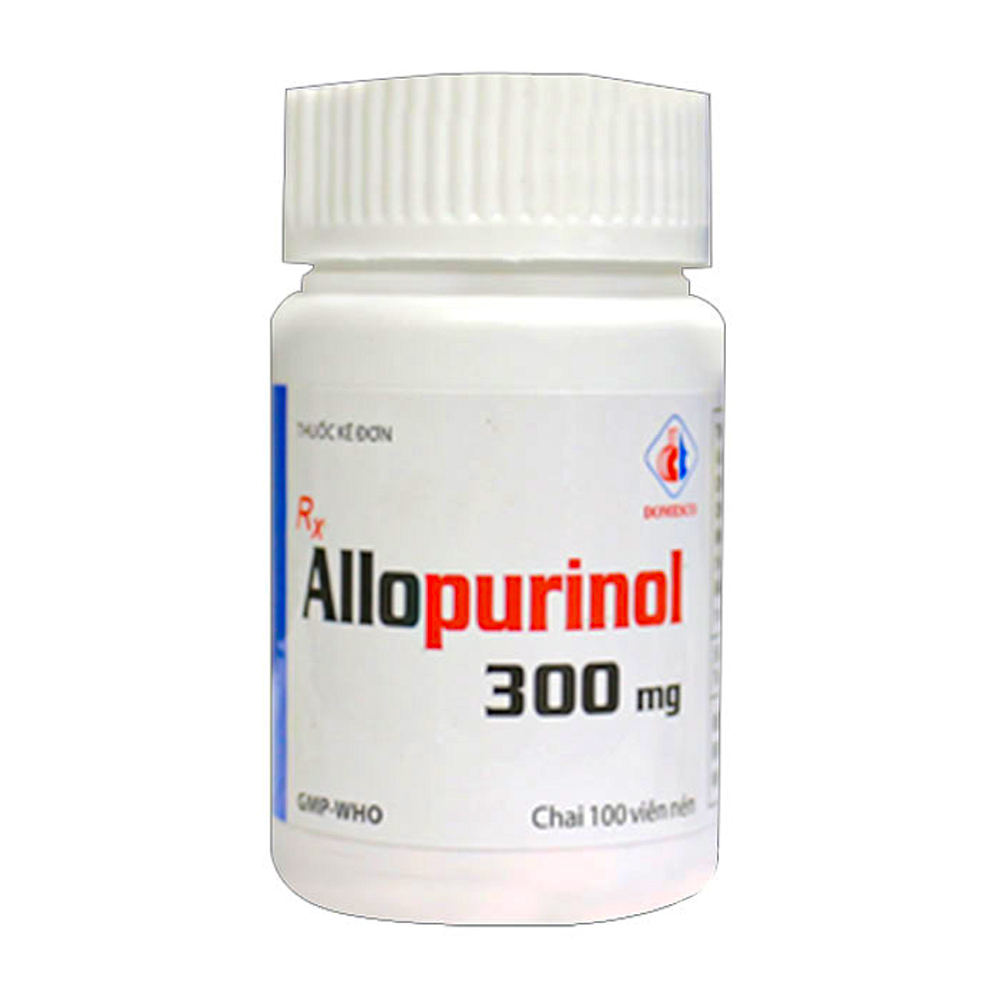 Allopurinol 300mg (Lo/100Vien) Domesco
