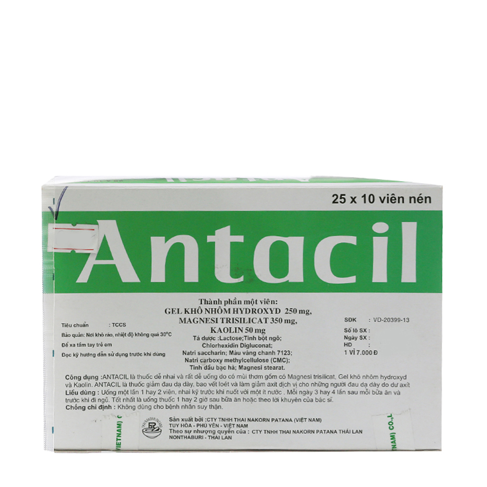 Antacil (25Vi x 10Vien)