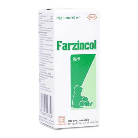 Farzincol Siro (Chai 90ml)