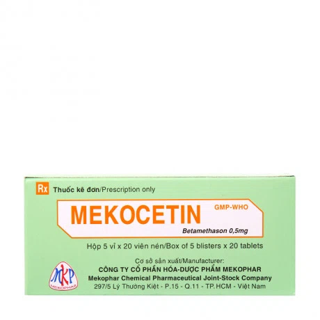 Mekocetin 0.5mg ( 5vi x 20vien)