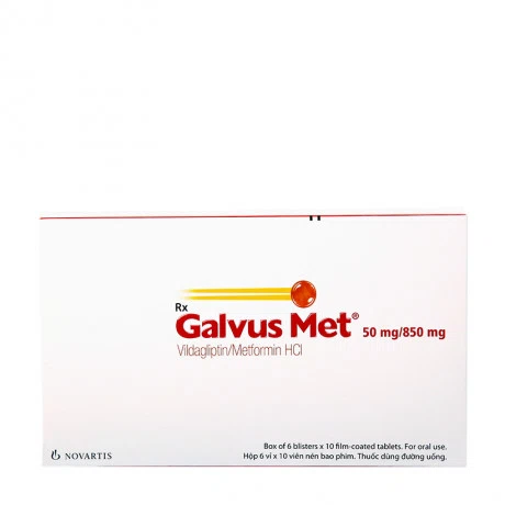 Galvus Met 50Mg/850Mg(6vix10vien)