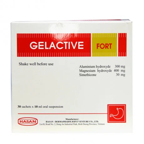 Gelactive Fort (30 goi x 10ml) Hasan