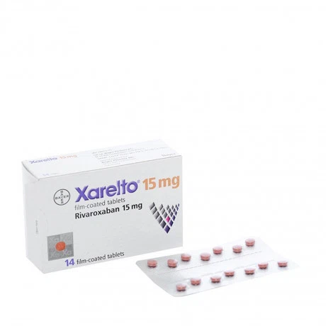 Xarelto 15mg ( hộp 1 vỉ x 14 viên)