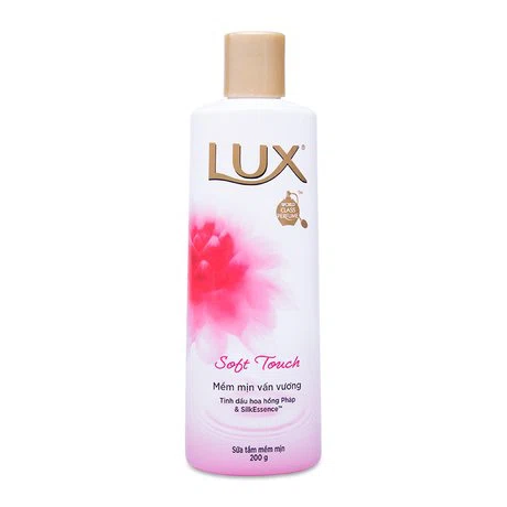 Sữa tắm mềm mịn da hương hoa hồng Lux Soft Touch (200g)