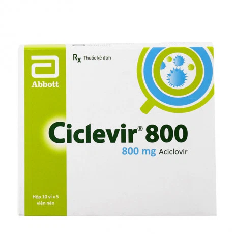 Ciclevir 800 Glomed (10Vi x 5Vien)