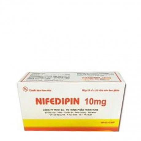 Nifedipin 10mg Imexpharm (Hộp 2 vỉx 10 viên)