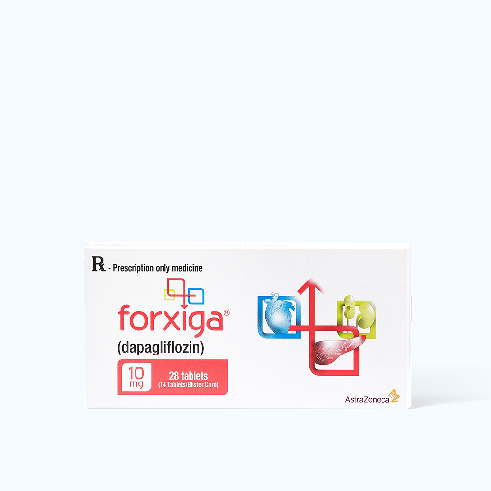 Forxiga Tab 10 mg (2vix14vien)