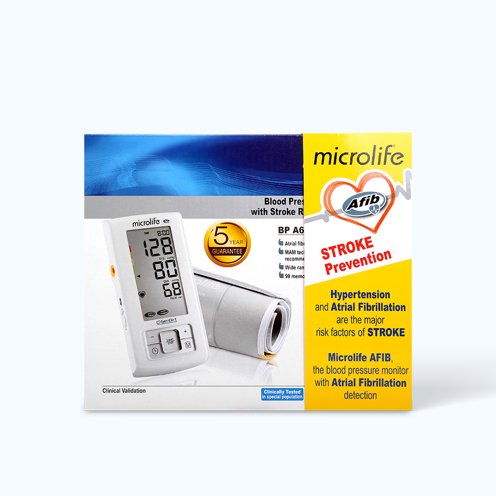 Microlife A6 Basic May Do Huyet Ap Bap Tay Canh Bao Dot Quy