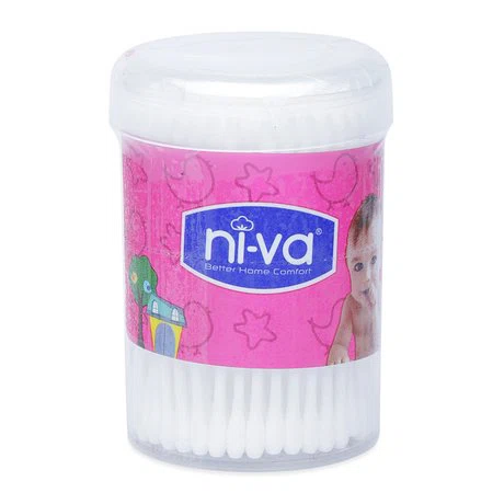 Tăm bông trẻ em cao cấp Niva (Hộp 150 Que)