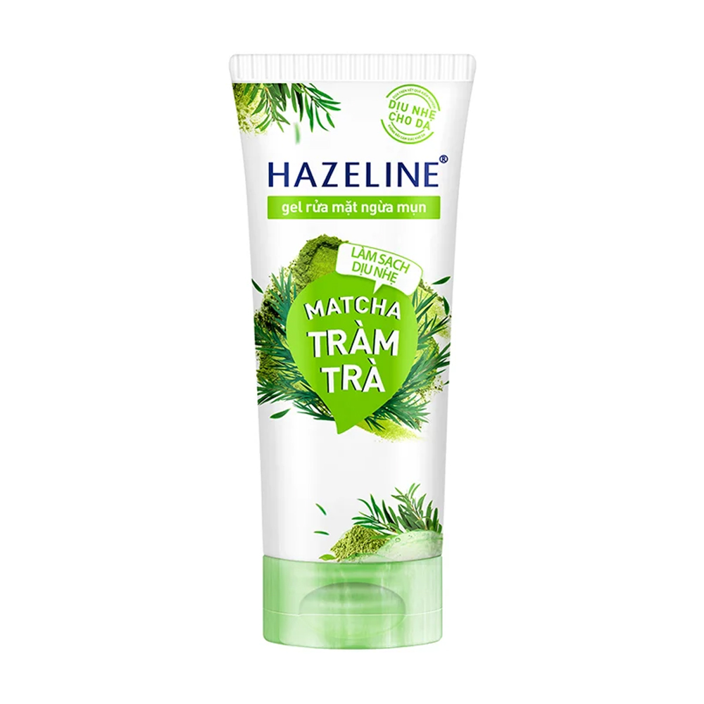 Sữa rửa mặt Hazeline Matcha & Lựu Đỏ/ Tràm Trà (50g)
