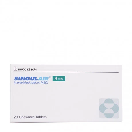 Singulair Chewable 4mg (2 Vi x 14 Vien)