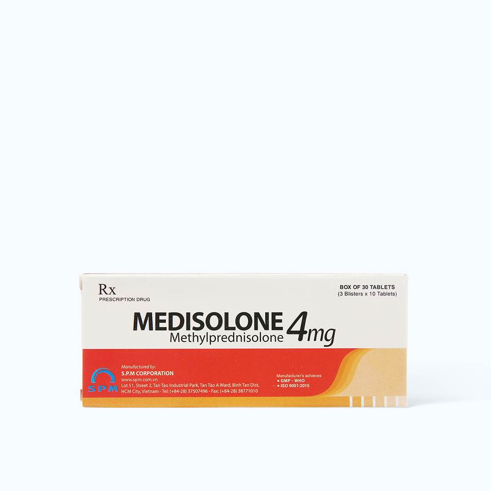 Medisolone 4mg (3Vix10Vien)