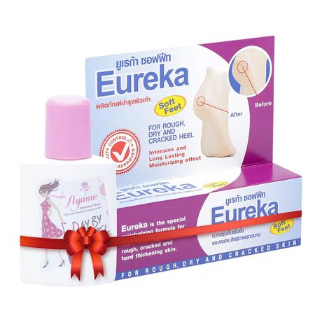 Kem giảm nứt gót chân Eureka (30g) + Tặng kèm chai DDVS Ayame Day by Travel (25ml)
