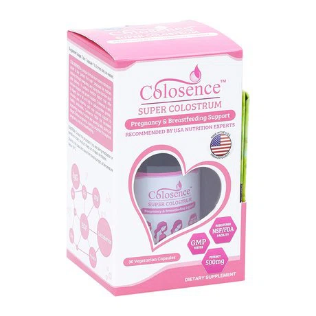 Sữa non nguyên chất Colosence Pregnancy & Breastfeeding Support (Hộp 30 viên)