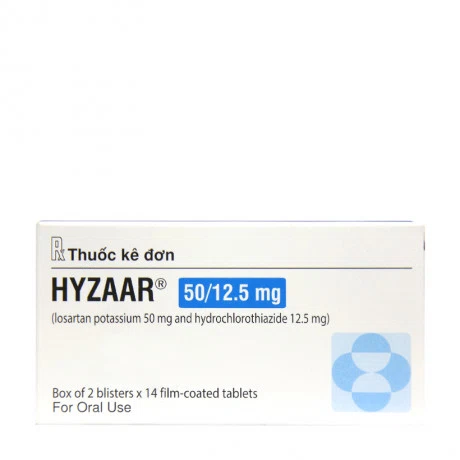 Hyzaar Tab 50/12,5mg (2 Vi x 14 Vien)