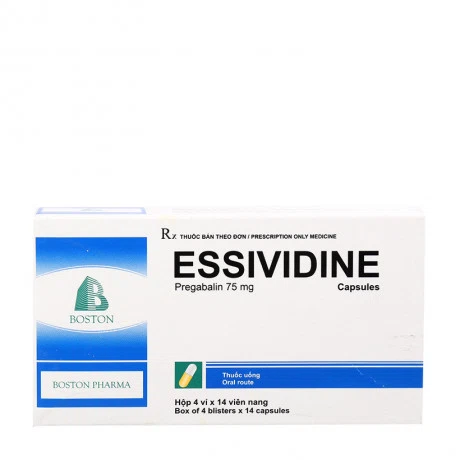 Essividine 75mg (4 Vi x 14 Vien)