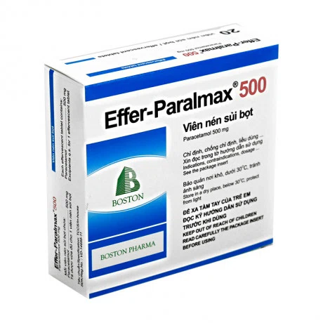 Effer- Paralmax 500mg (5 Vi X 4 Vien Sui) da chuyen ma P18109