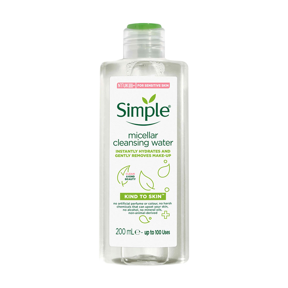 Nước tẩy trang Simple Micellar Cleansing Water (200ml)