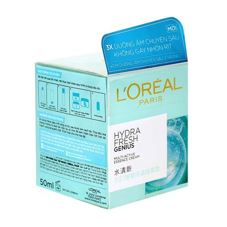 Gel dưỡng ẩm ngăn bóng nhờn L'Oreal Paris Hydrafresh Genius (50ml)