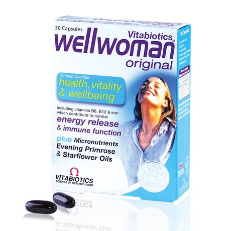 TPCN tăng cường sức khỏe cho nữ giới Vitabiotics Wellwoman (Hộp 30 viên)